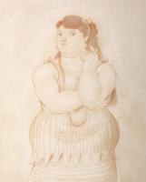 Fernando Botero MUJER FUMANDO Offset Lithograph - Sold for $6,400 on 10-10-2026 (Lot 333).jpg